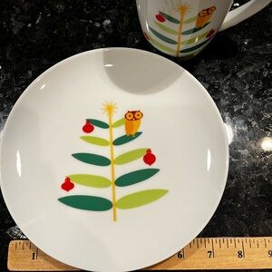 Rachael Ray Owl Plate and Mug Set